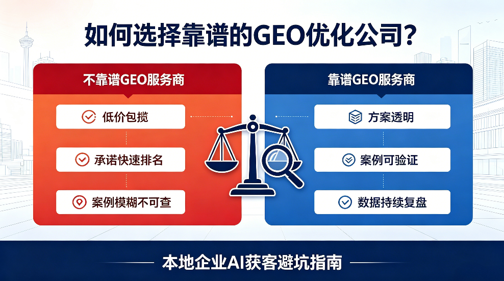 新沂如何选择靠谱的GEO优化公司？本地企业AI获客避坑指南